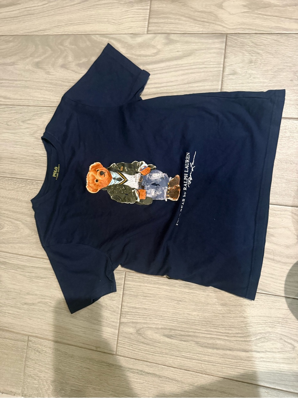 Polo by Ralph Lauren Navy Bear Graphic Short Sleeve Tee